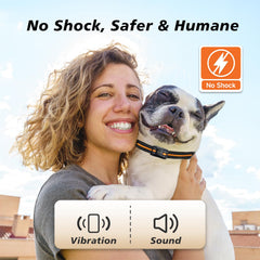 Guidoy bark collar compact receiver with adjustable fit for tailored training.