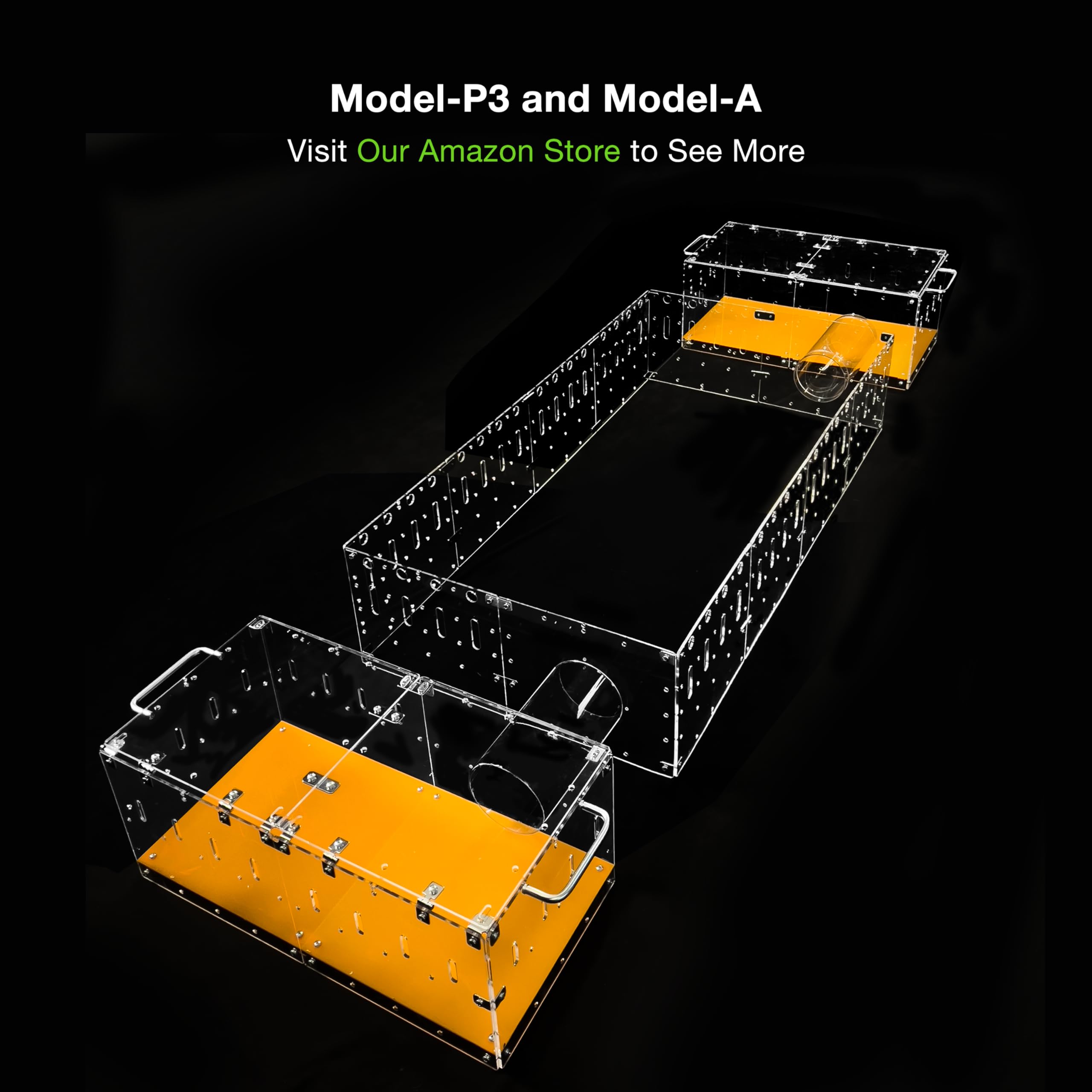 GuineaLoft disposable bottom system simplifies cleaning and mess containment.