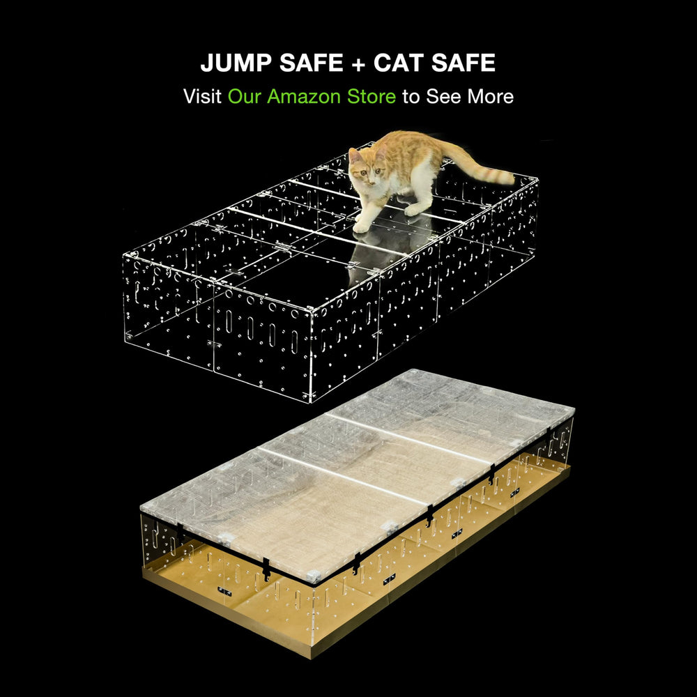 GuineaLoft one-piece enclosure ensures stability during cleaning and repositioning.