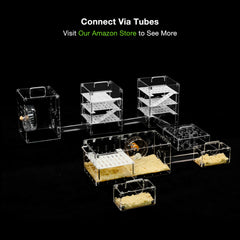 GuineaLoft Model-P3 fully enclosed cage preventing escapes