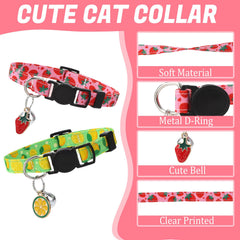 Guiqulai animal-pattern collar offers variety to match your cat’s personality.