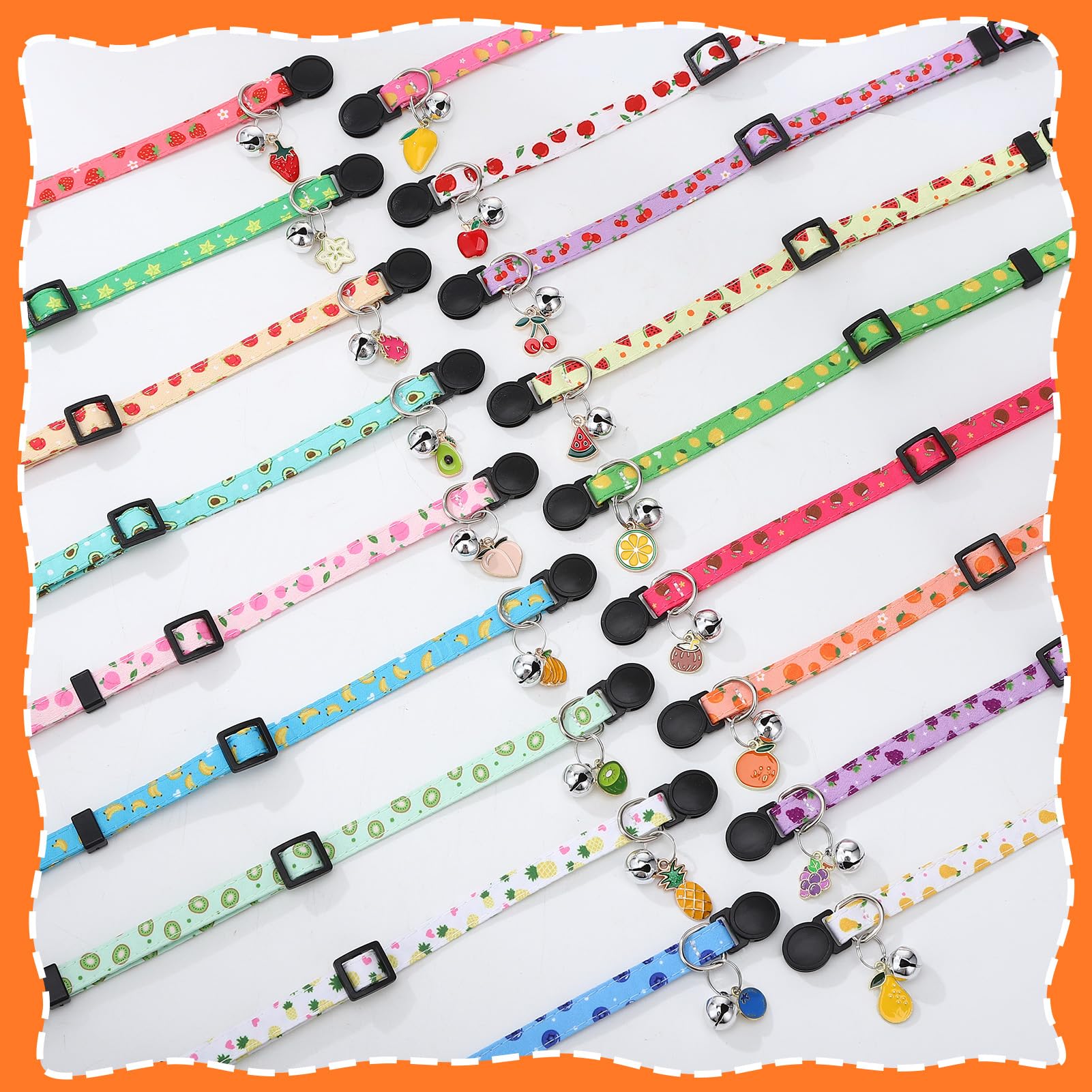 Guiqulai fruit-pattern variety collar set for mix-and-match styles.