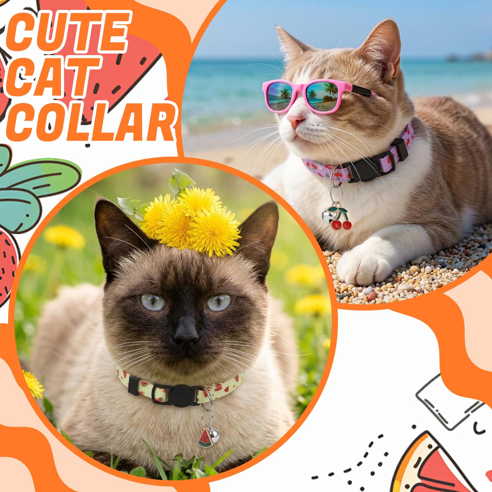 Guiqulai breakaway collar with banana pendant for versatile looks.