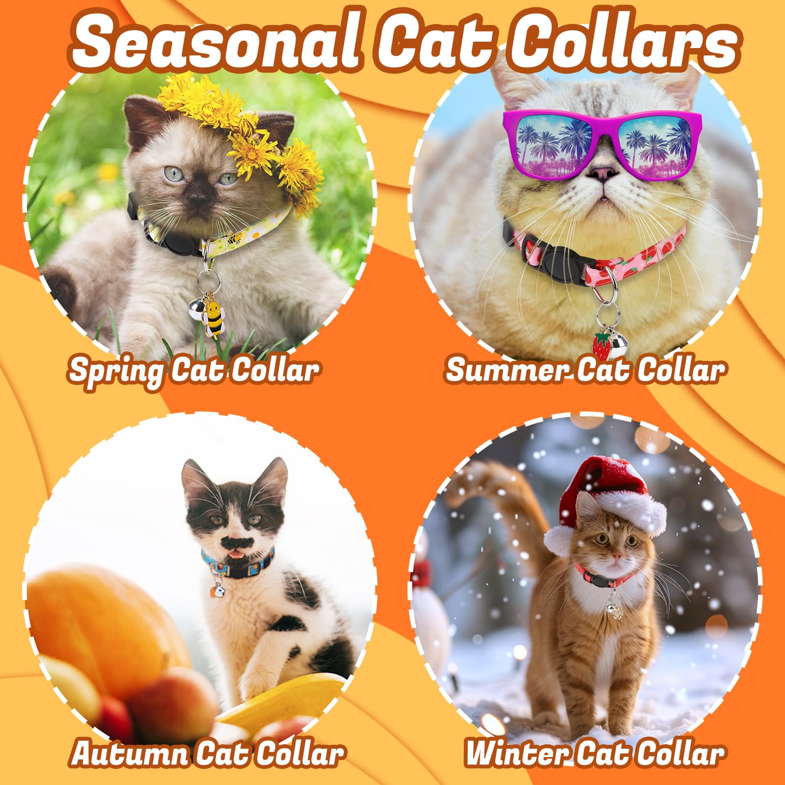 Guiqulai Halloween theme collar combines spooky style with safety