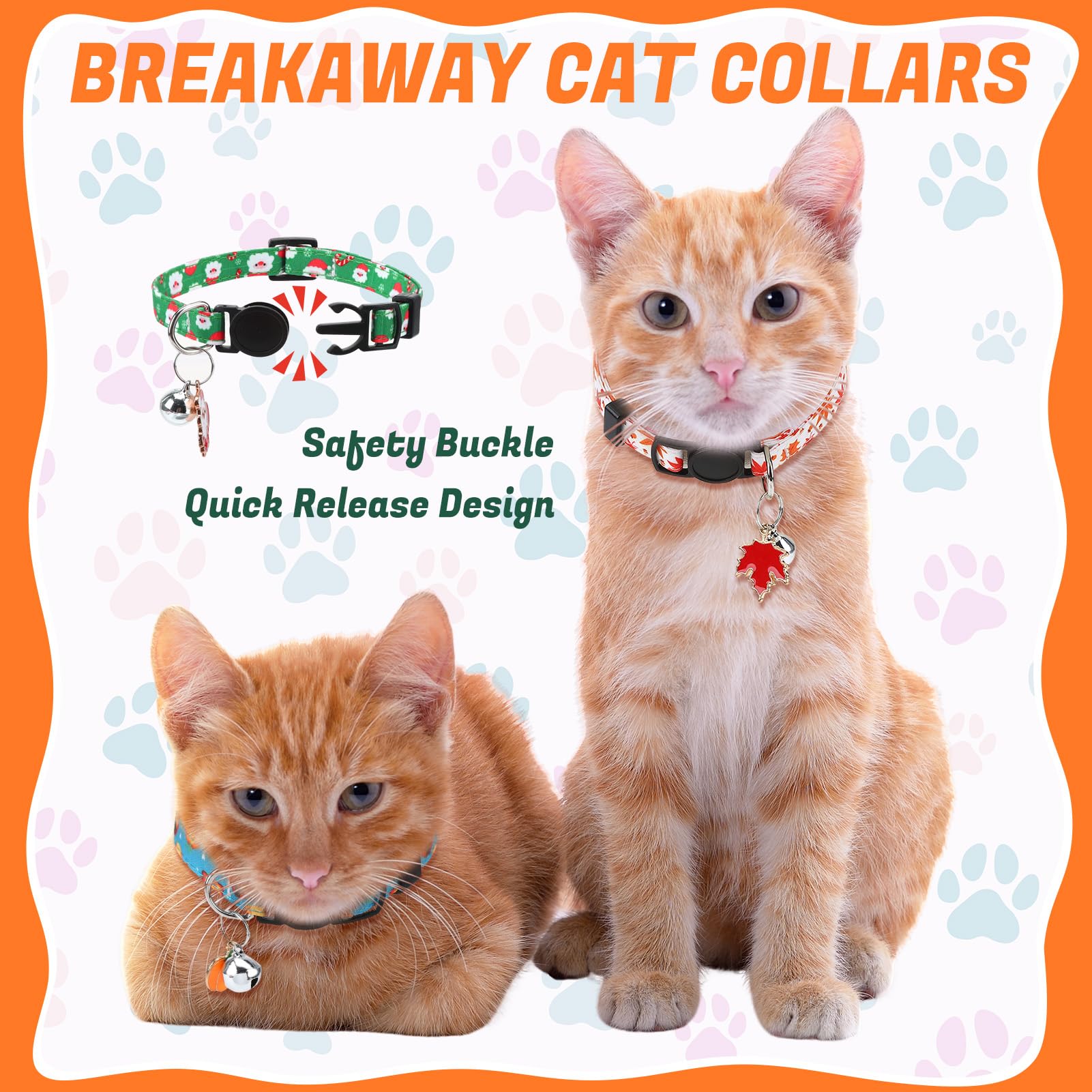 Guiqulai Independence Day collar enhances visibility for summer strolls
