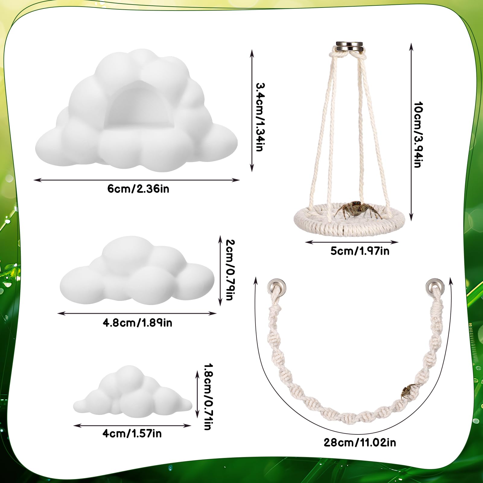 Guiqulai enclosure kit promotes enrichment through climbing and hiding.