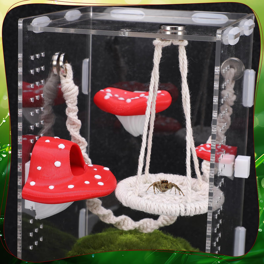 Guiqulai medium enclosure decor with climbing and hiding spaces