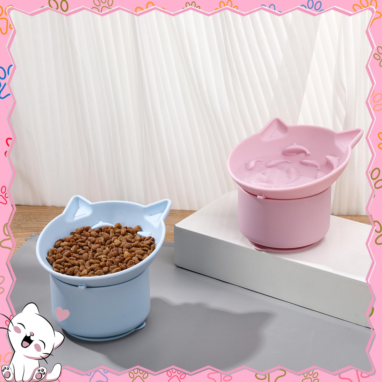 Guiqulai suction base keeps bowls steady for spill-free feeding.