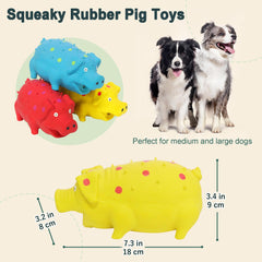 Guiwawa pig toy close-up showing raised texture for gum comfort.