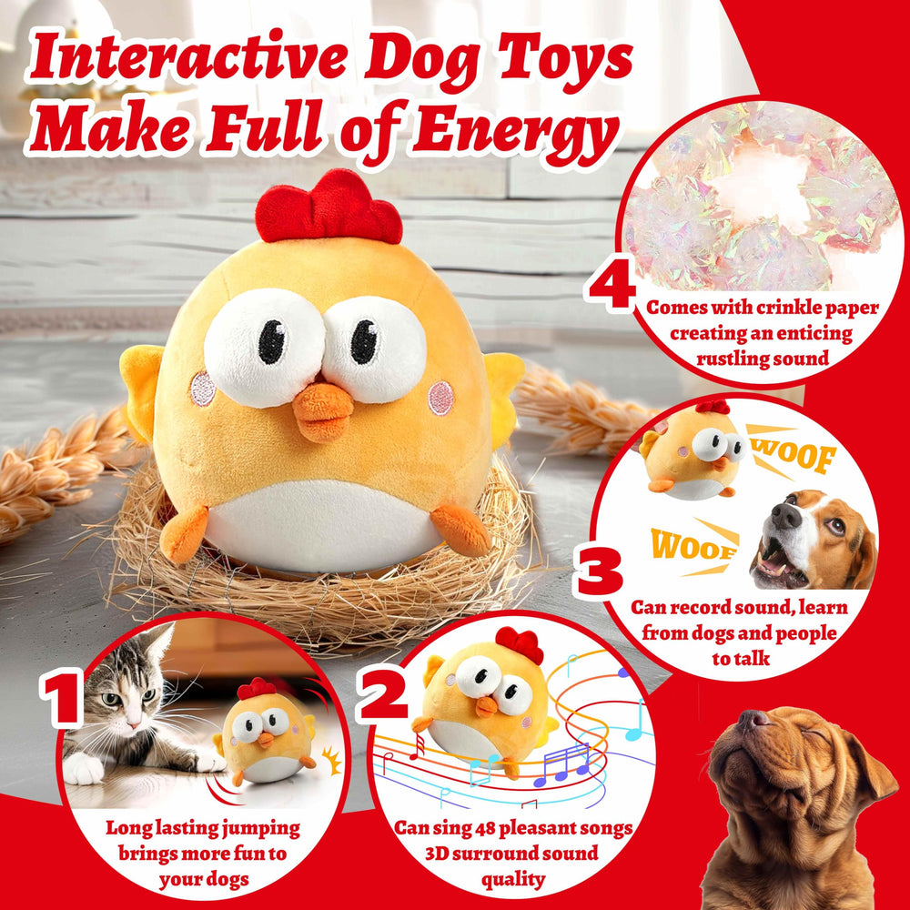GUKCO recording mode responds to dog sounds with playful prompts.