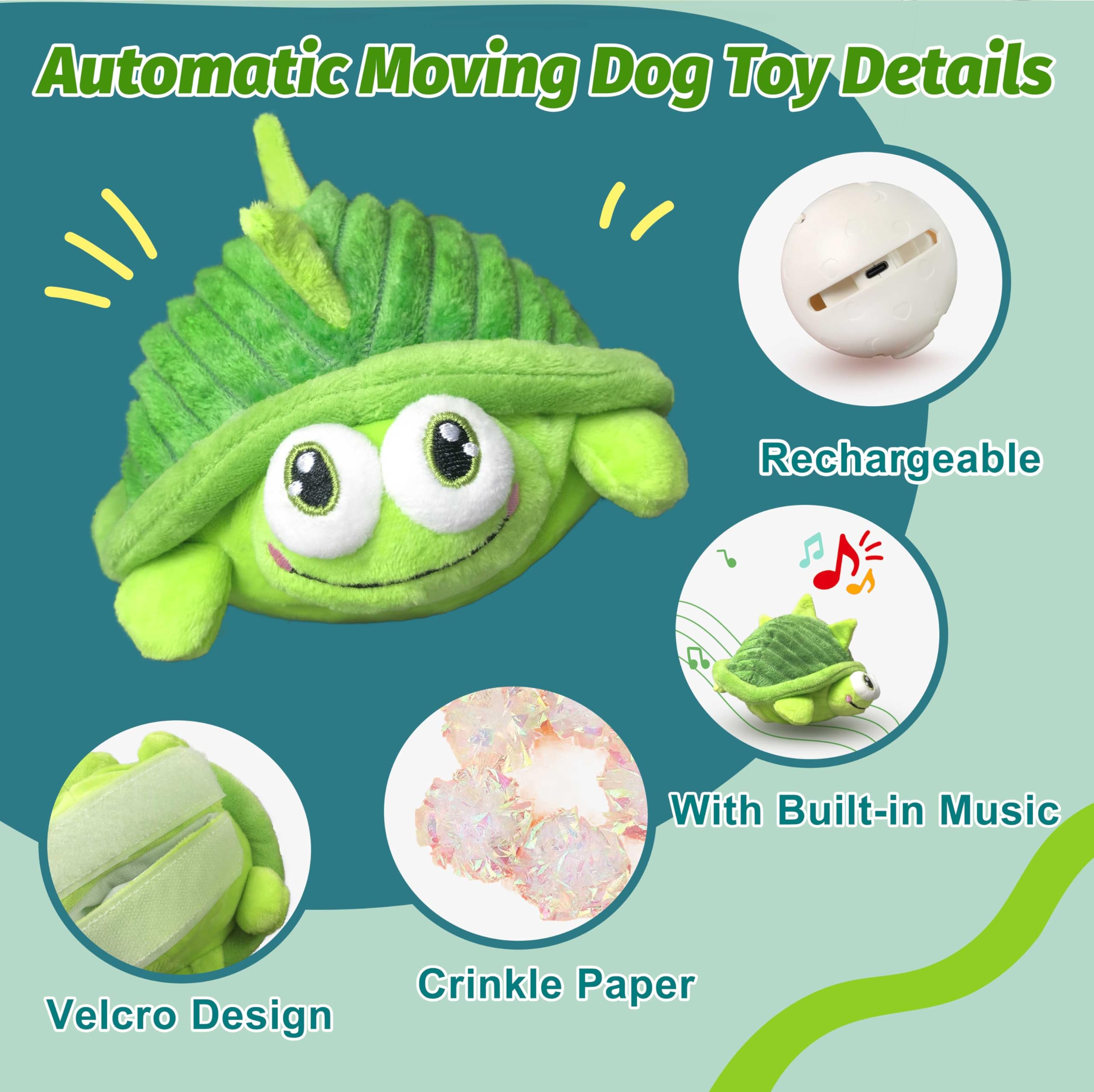 GUKCO Turtle toy in silent mode offering a calm play option.
