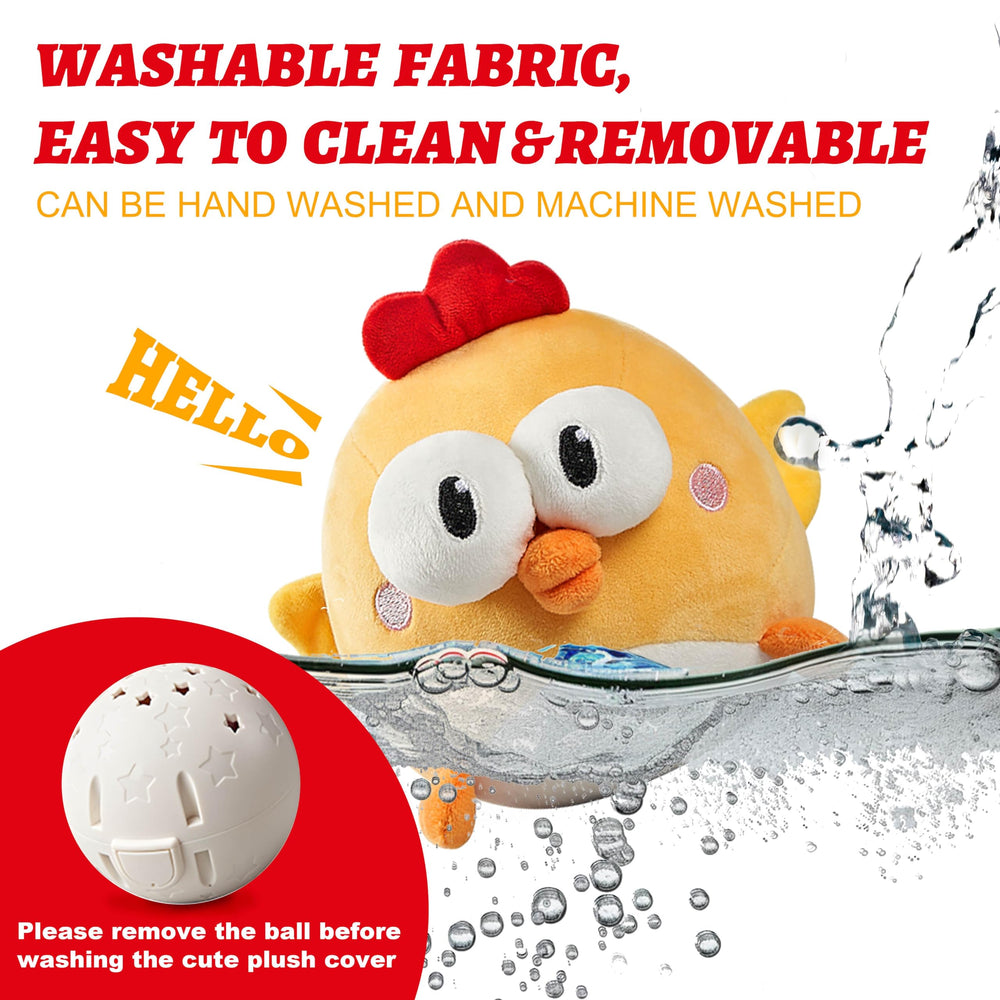 GUKCO plush toy with removable cover enables easy cleaning.