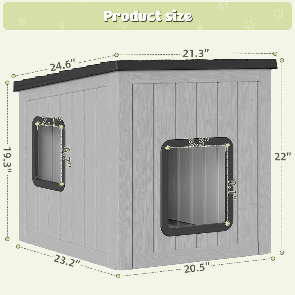 GULAIMOAO dimensions 23.2D x 20.5W x 22H inches present size.