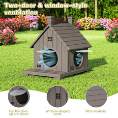 GULAIMOAO resin shelter with waterproof roof for year-round use