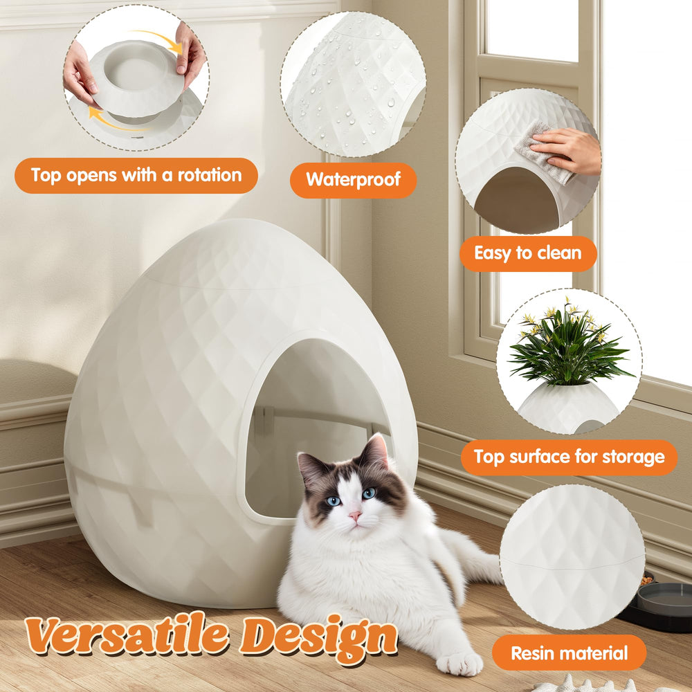 GULAIMOAO two-top covers shown with oval lid and planter lid for versatile decor