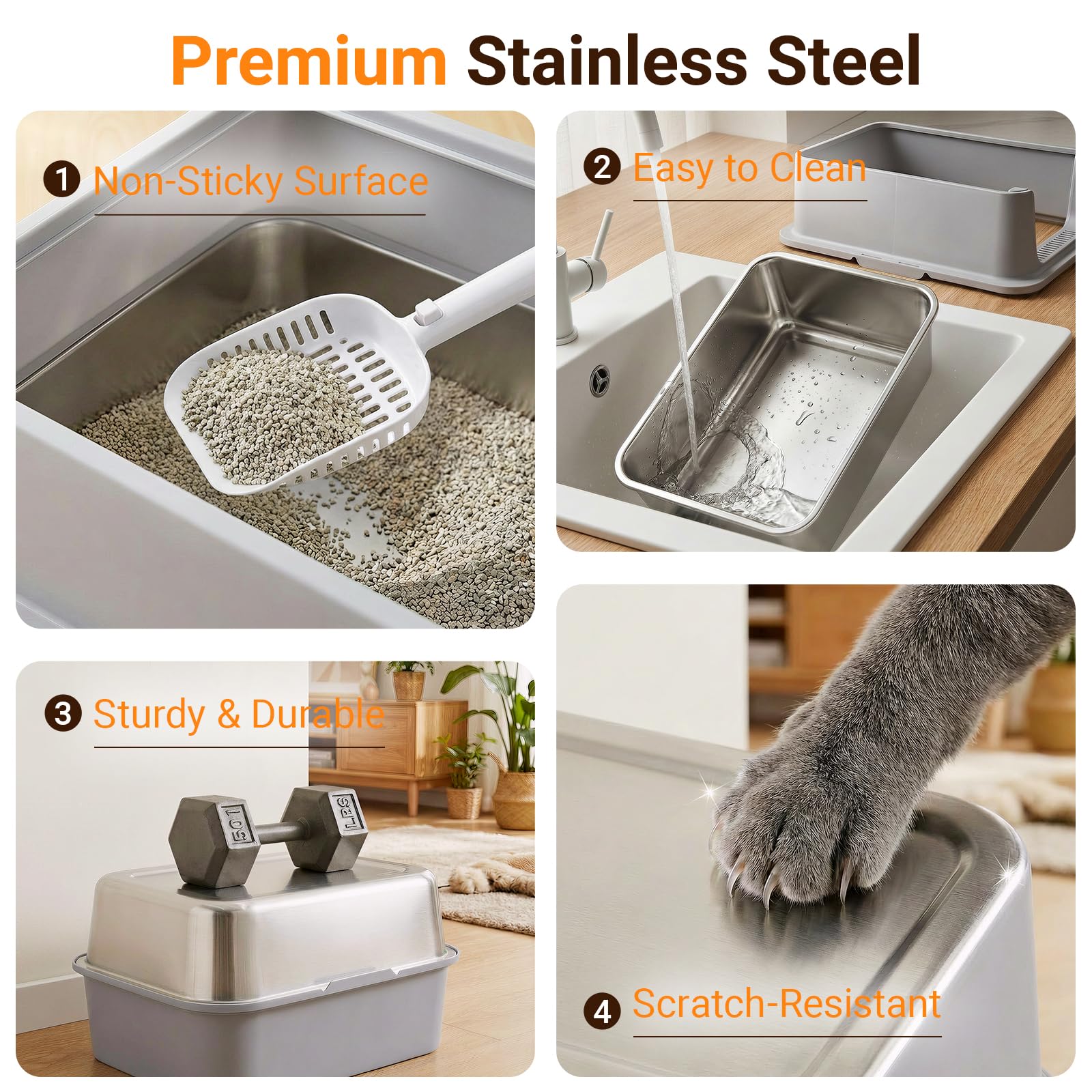 GULUNOOK XL open top dimensions enable easy access for big cats