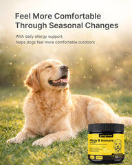 Guluprime dog allergy chews skin and coat comfort during sensitivity periods