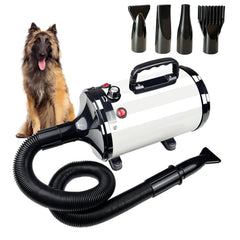 GULUQI high velocity dryer front view for rapid coat drying across breeds.
