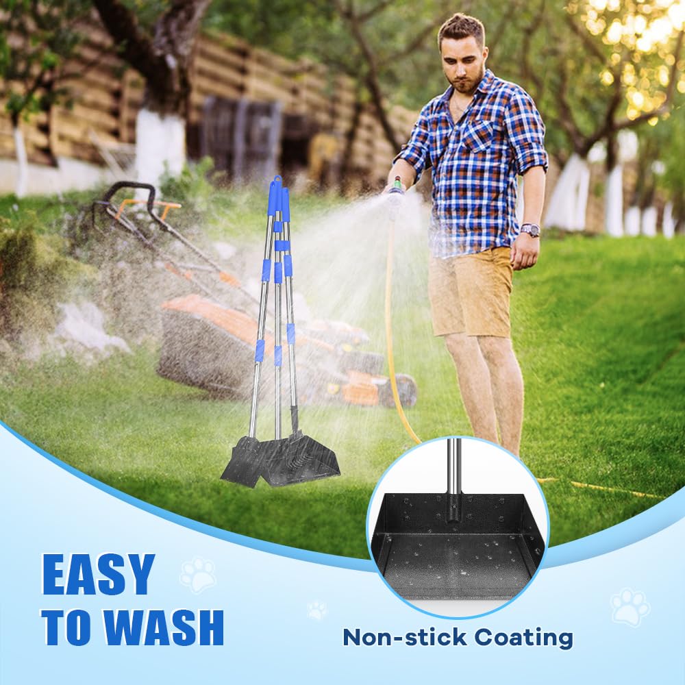 GUOOUG ergonomic design reduces back strain during yard cleanup