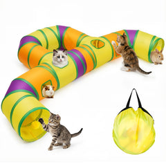 GUSTYLE Cat Tunnel large open view encourages active play and exploration