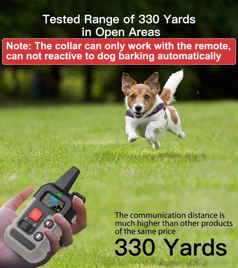 Gutes Leben dog training in action with remote spray for behavioral guidance.