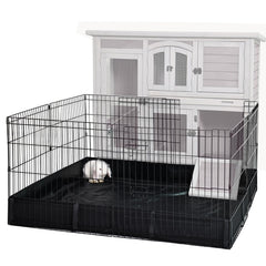 GUTINNEEN Rabbit Playpen with 16 ft² space for safe indoor play