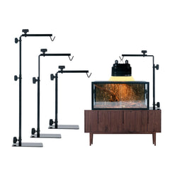 GVWRATW adjustable lamp stand base provides stable support for terrarium heat lamps.