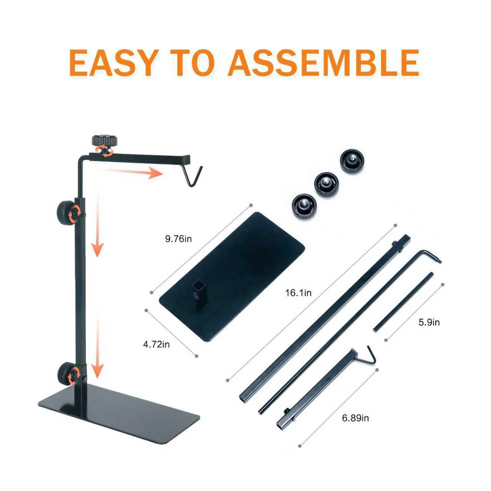 GVWRATW tool-free assembly knobs simplify setup and reconfiguration for terrariums.