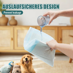 GWT Puppy Pads 50-count pack keeps homes clean and ready.