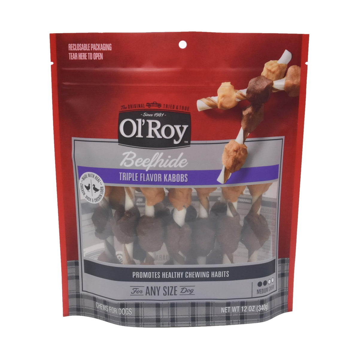 GYCO Triple Flavor Kabobs packaging bag for convenient store-and-serve use