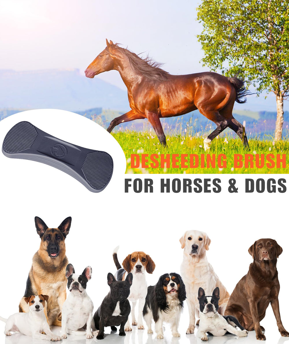 Gydoty lightweight brush weighs 9 oz for easy extended grooming