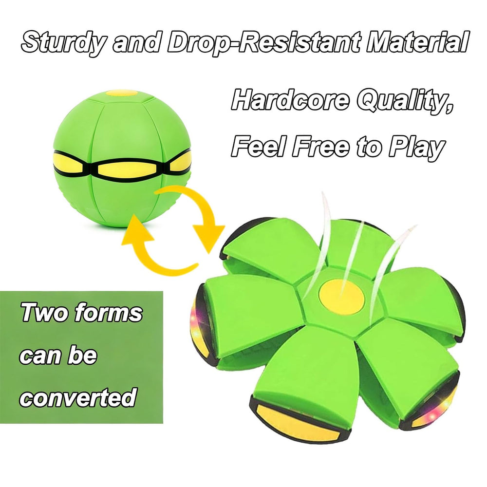 Gyfimdo Magic Ball transforming from ball to saucer for dynamic play