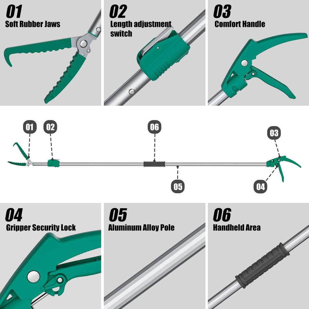 GYORGKSHI push-to-lock design for easy storage after use.