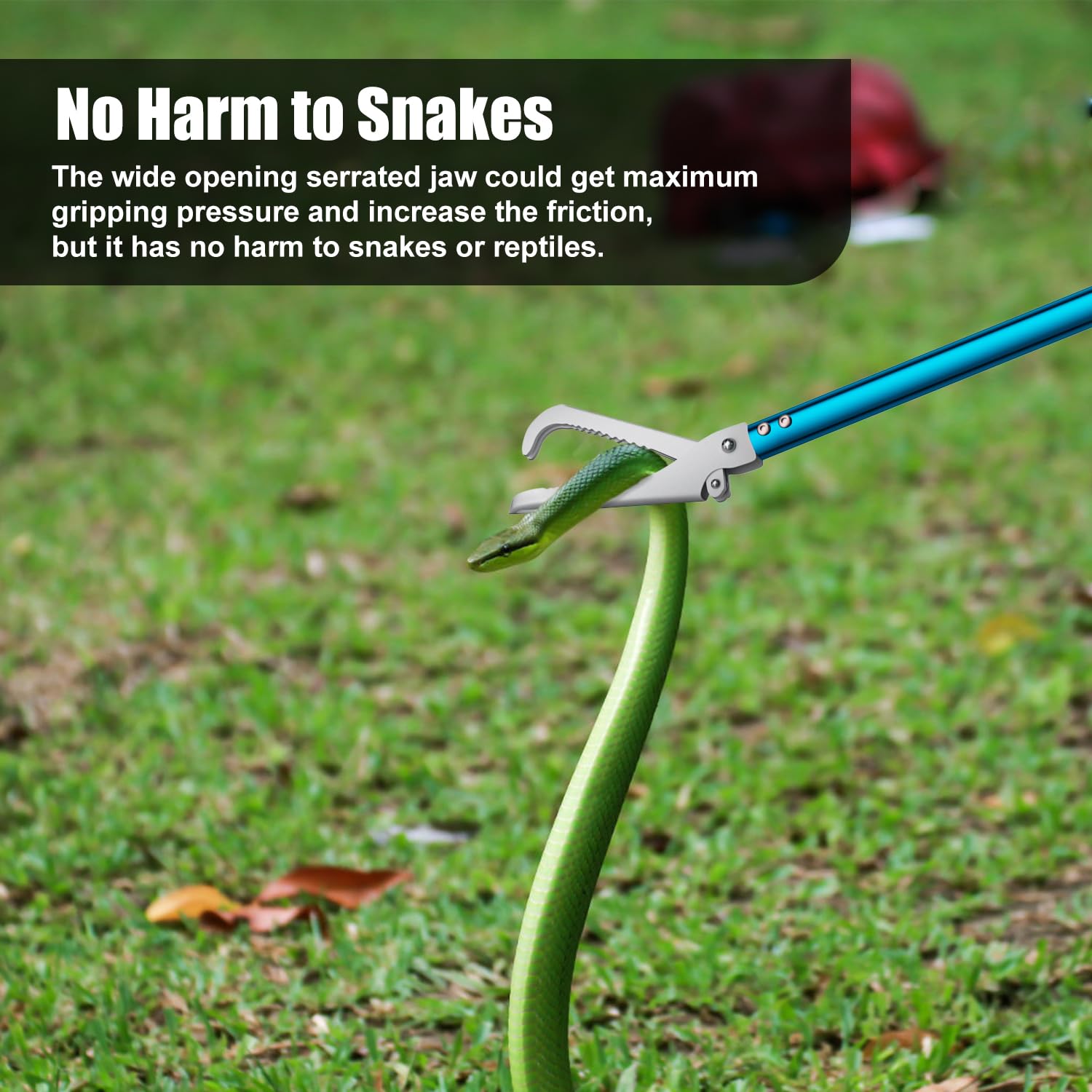 GYORGKSHI snake tongs for transporting reptiles to safety