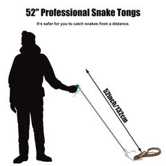 GYORGKSHI stainless steel body ensures durability and easy maintenance during reptile handling.