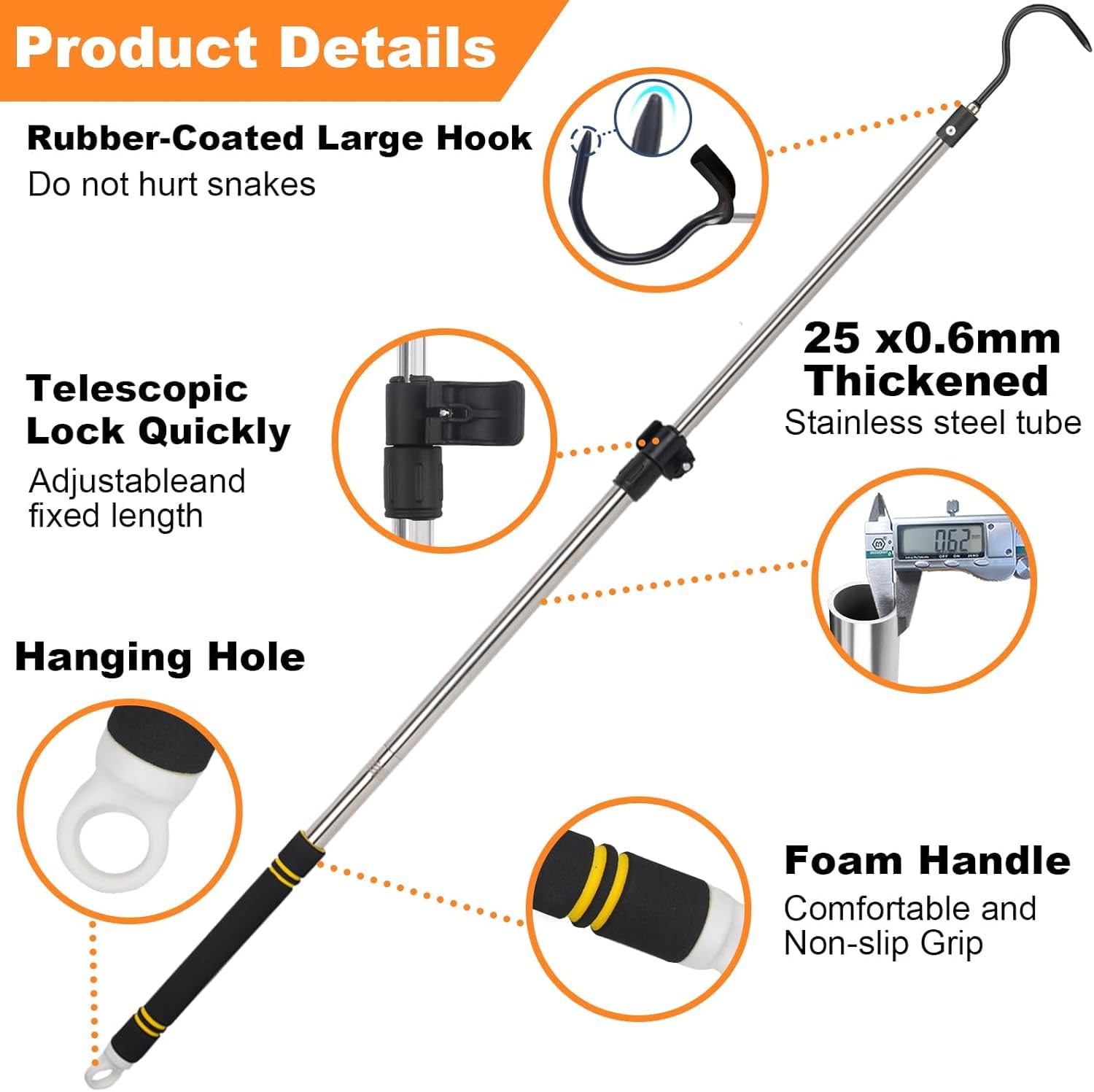 Gzlozak hook tips coated with soft coating to cushion contact.