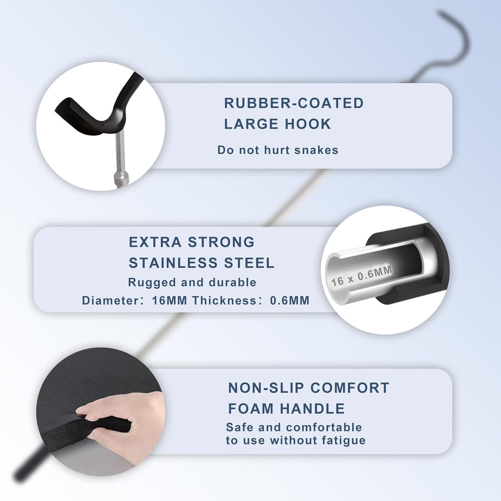 Gzlozak thickened stainless steel construction supports up to eight pounds