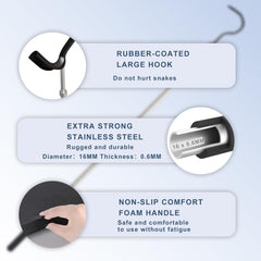 Gzlozak thickened stainless steel construction supports up to eight pounds