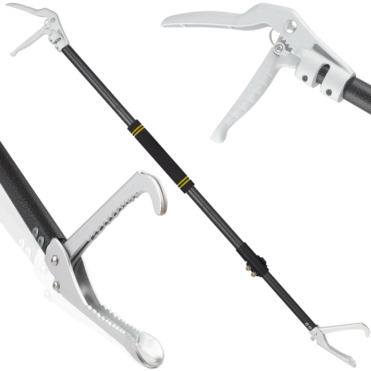 Gzlozak 68inch snake tongs extended for safe distance handling