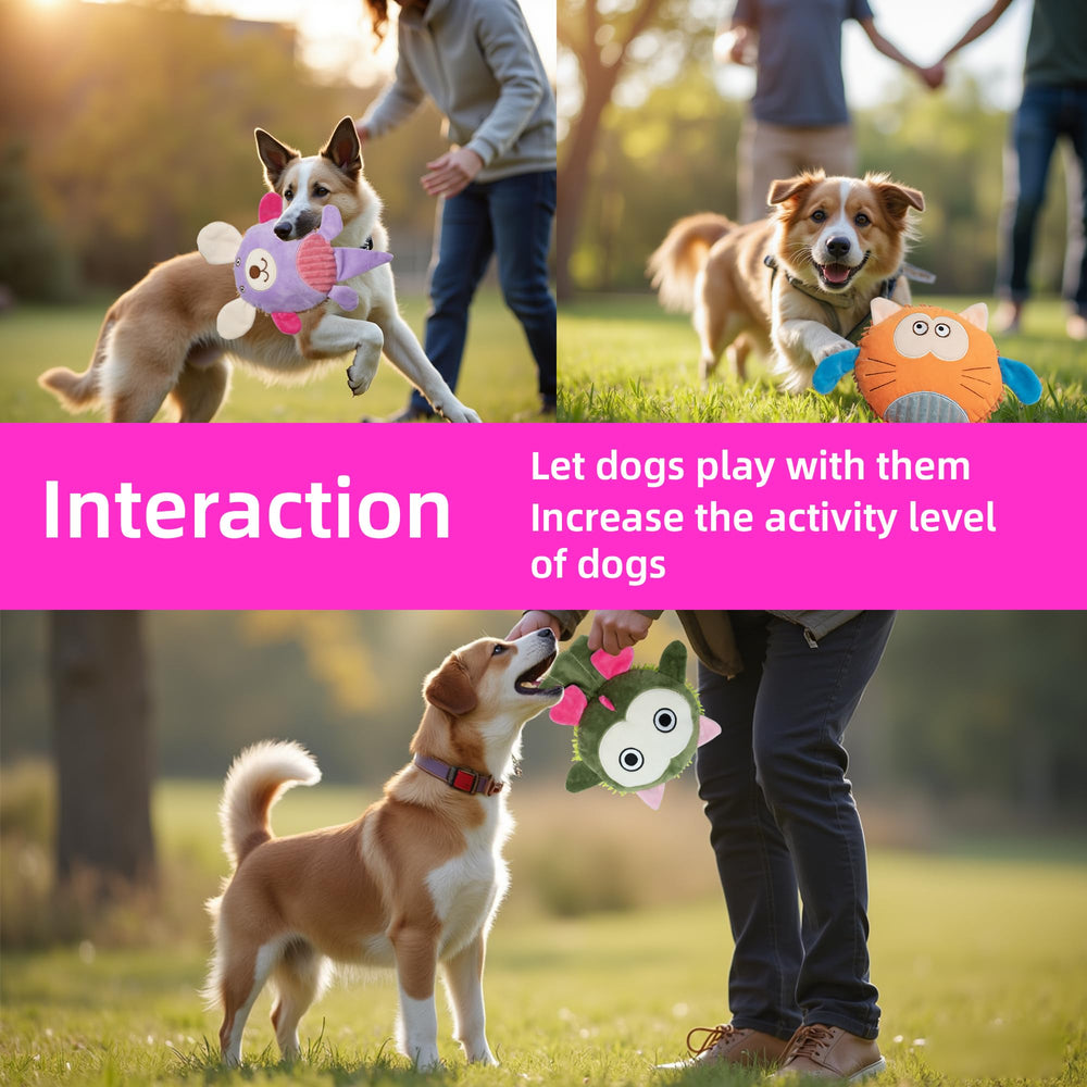GZQKUSO interactive dog toys encourage active play and solo fun