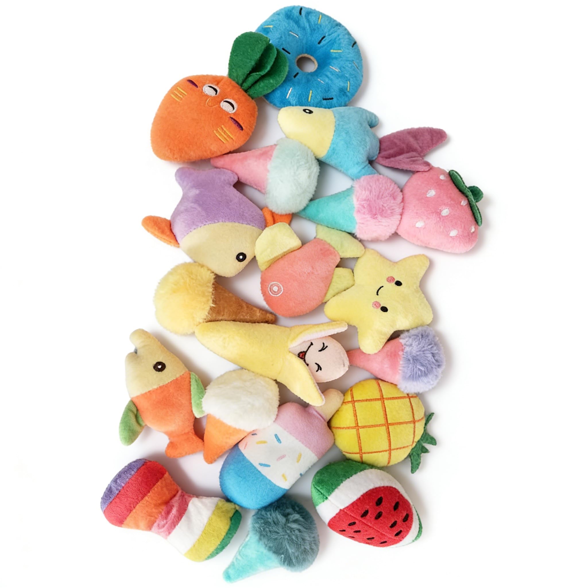 GZQKUSO puppy toy ice cream encourages engaging squeaks and games.