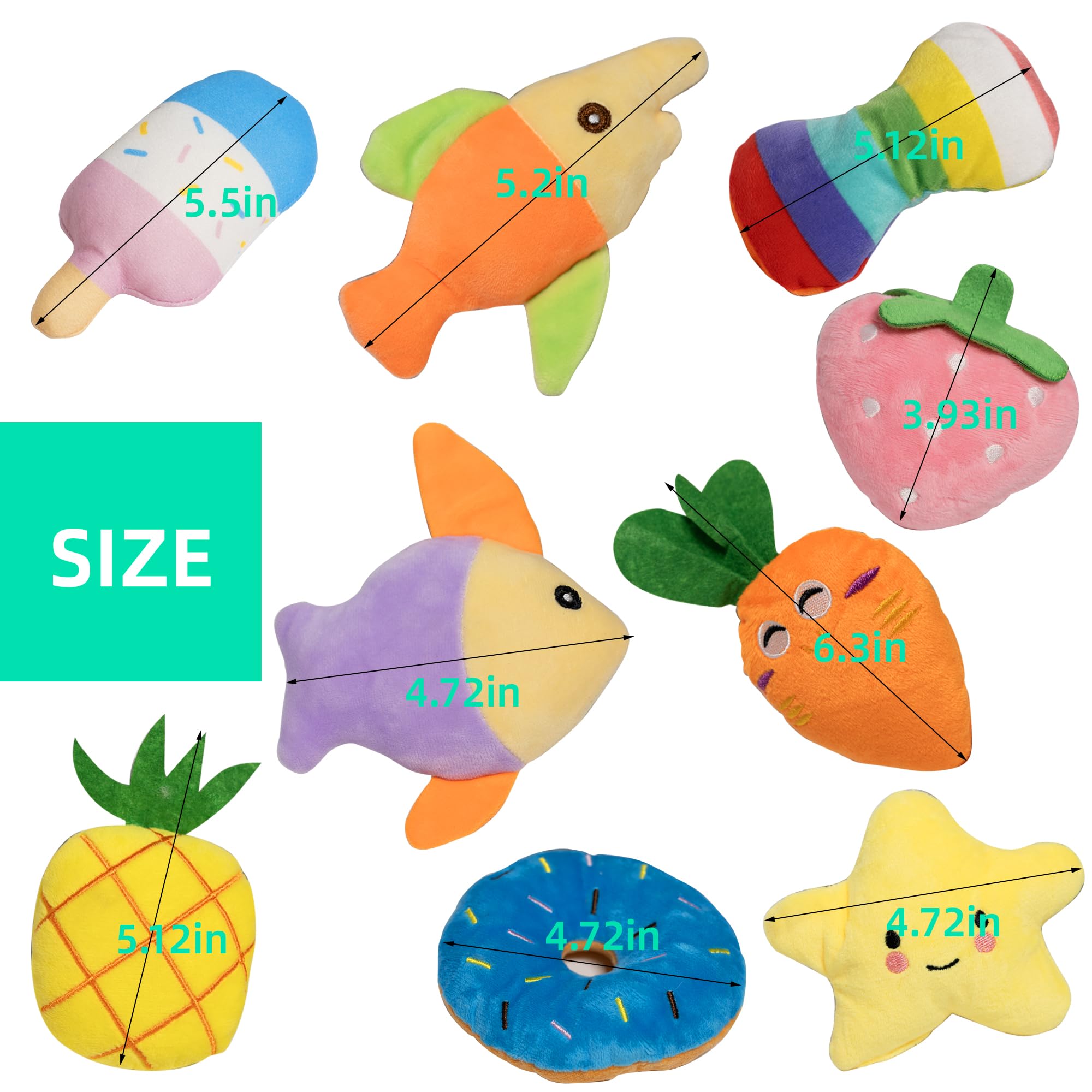GZQKUSO puppy toy strawberry delivers soft teething relief during gentle play.