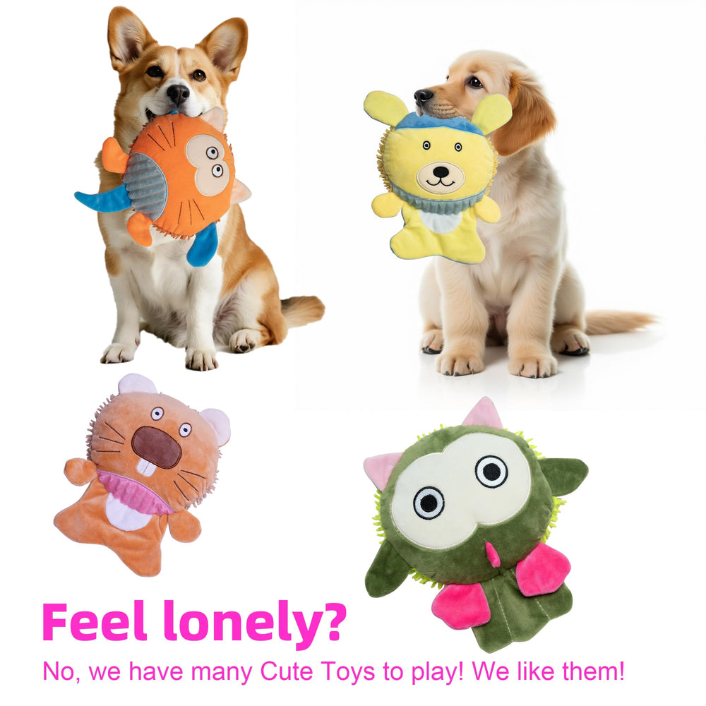 GZQKUSO squeak-crinkle dual-sound toy delivers engaging textures for curious paws