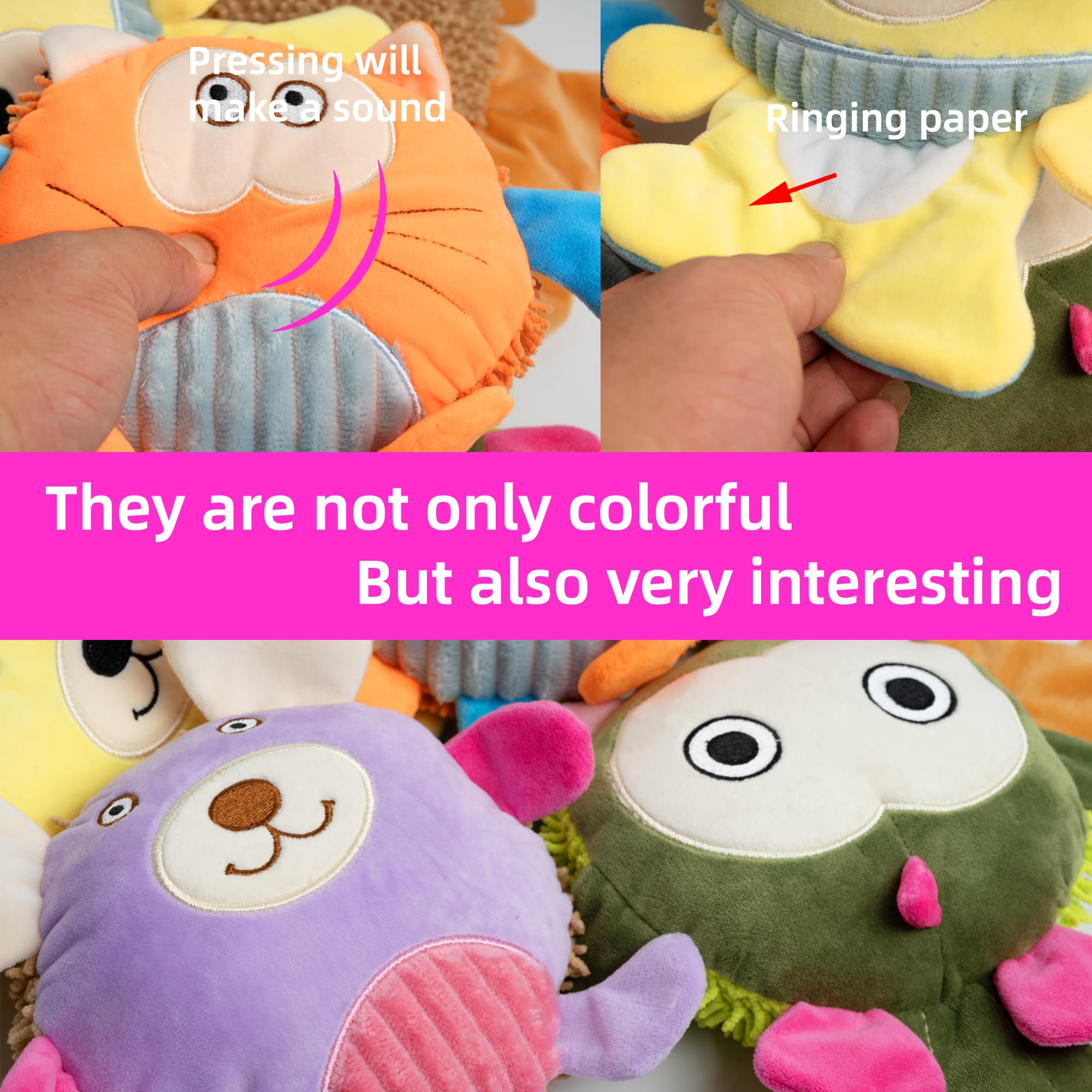 GZQKUSO stuffing-lite dog toy reduces mess after playtime