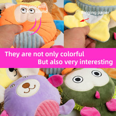 GZQKUSO stuffing-lite dog toy reduces mess after playtime