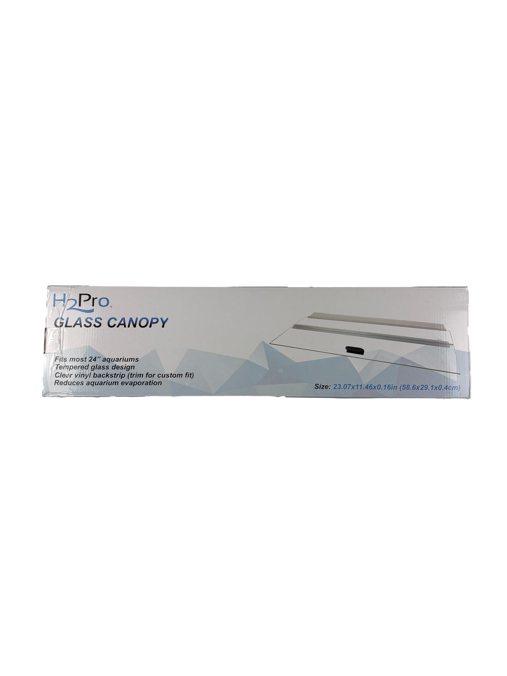 H2Pro glass canopy lid with easy-lift handle simplifies installation and maintenance