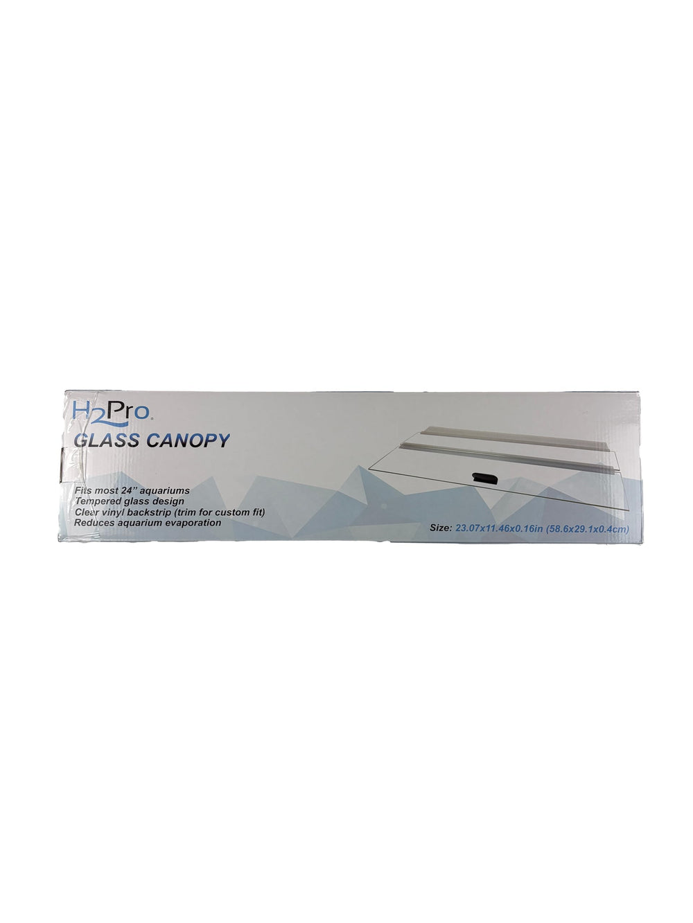 H2Pro glass canopy lid with easy-lift handle simplifies installation and maintenance
