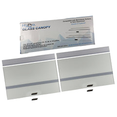 H2Pro glass canopy lid on Marineland 75–110 gallon tank provides secure coverage and light transmission.