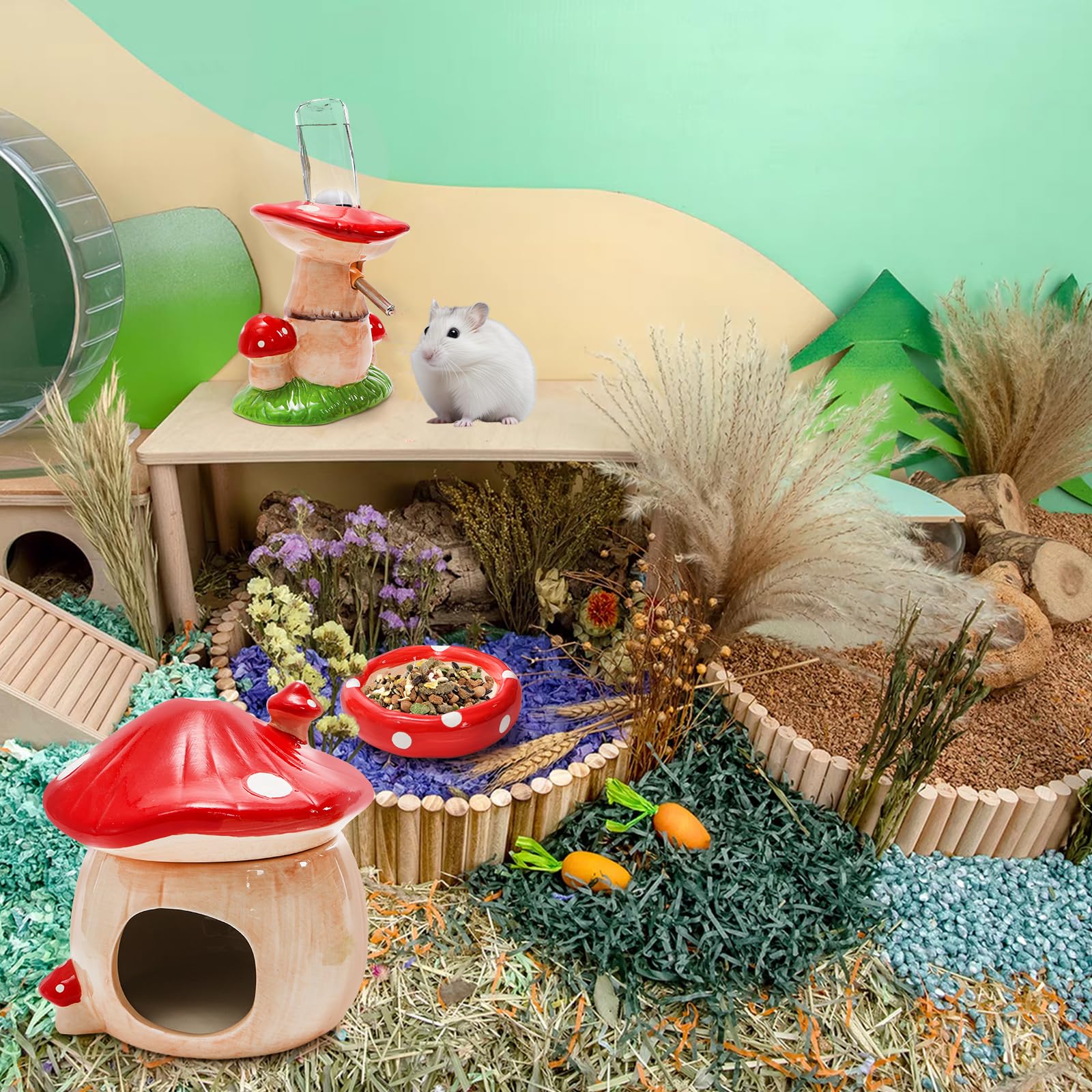 Hacaroa small-pet cage accessory enriches daily routines
