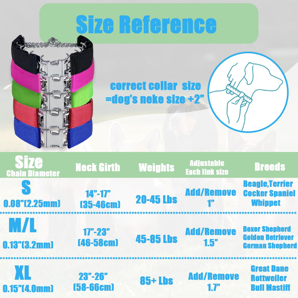 HAESINPA prong training collar bilateral cloth strap resembles a normal collar.